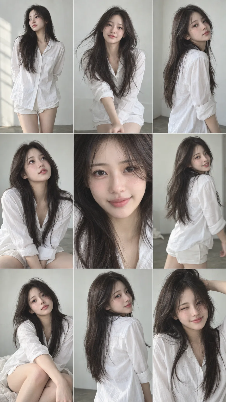 Generated preview for Korean Idol 3x3 Collage Portrait