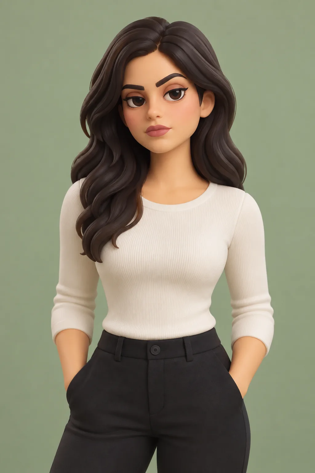 Generated preview for JSON Prompt for Stylized 3D Character Render (Minimal Cartoon)