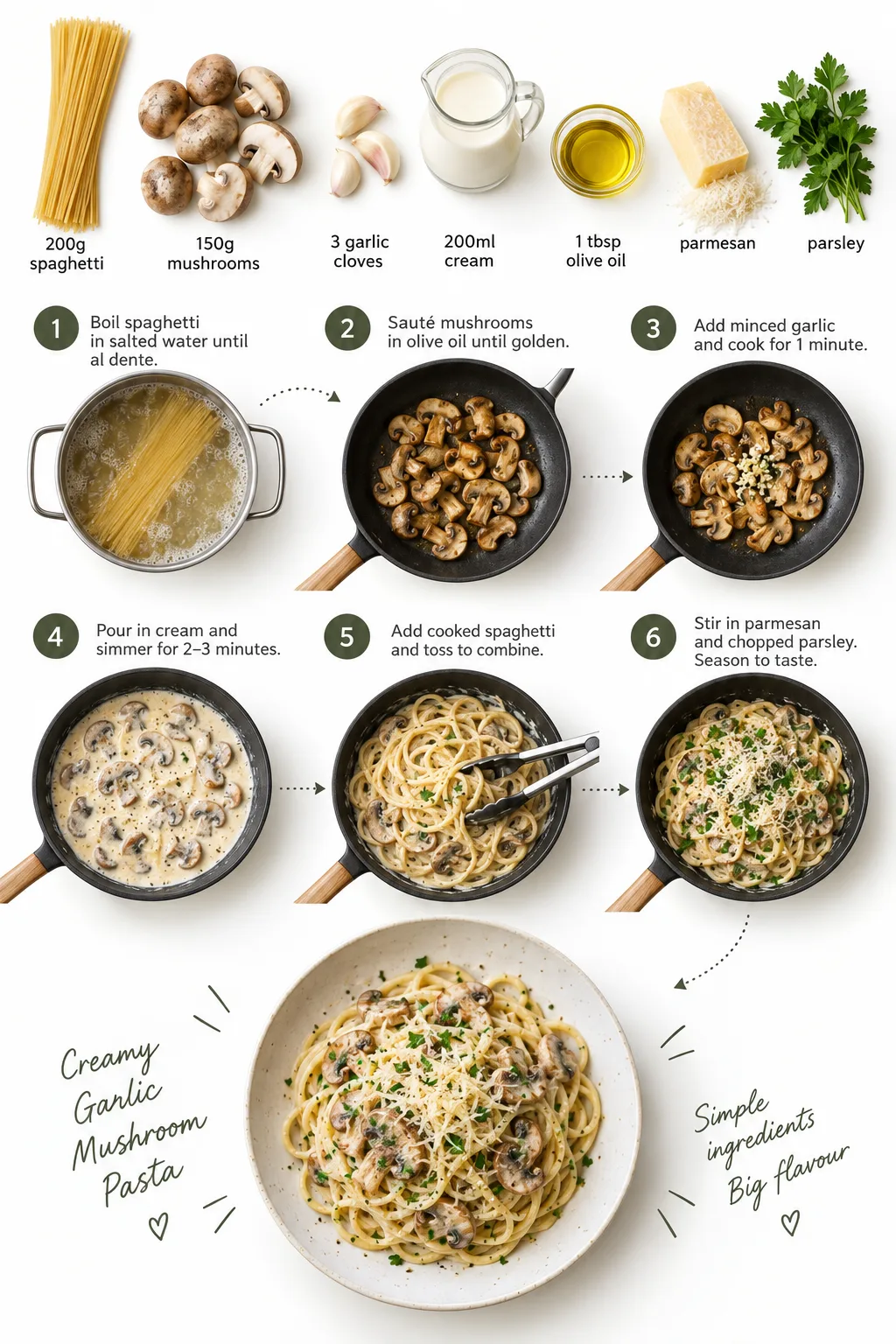 Generated preview for Recipe Infographic Layout