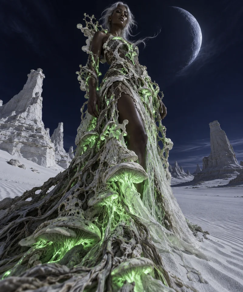 Bioluminescent couture