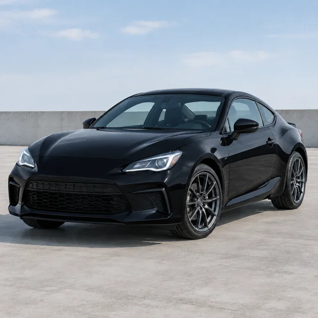 Recolor Car to Neon Black — ImgKick output · Low
