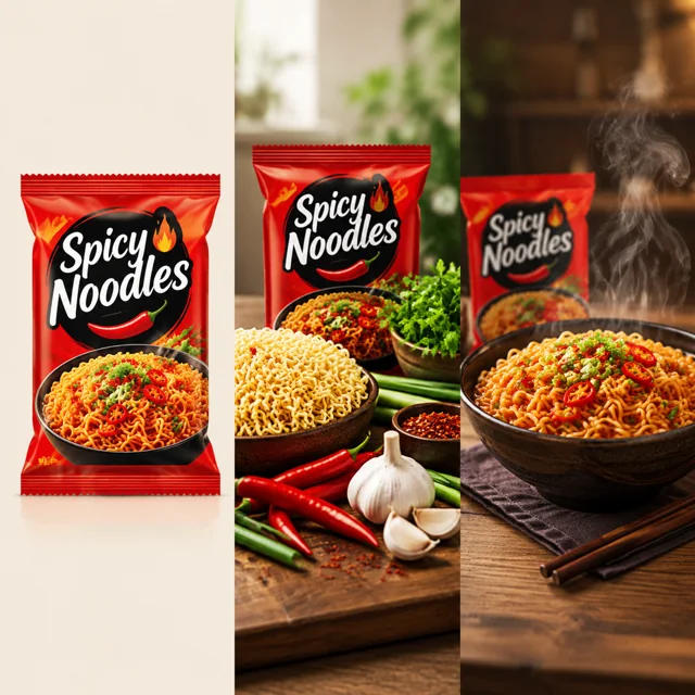 Product Packaging in Three Zones — ImgKick output · Low