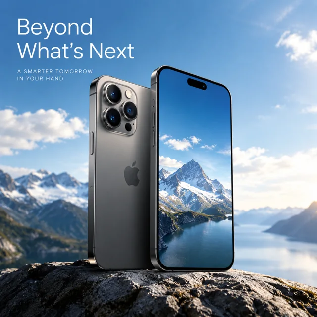 Premium Smartphone Campaign Poster — ImgKick output · Low