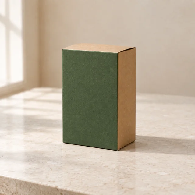 The same package after changing one face to green